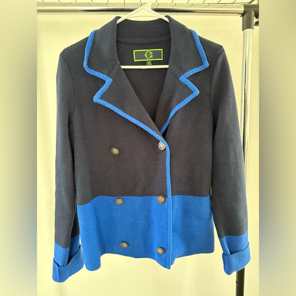 C. Wonder Black and Blue Blazer
